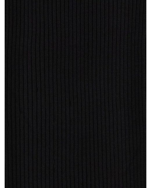 Off-White c/o Virgil Abloh Black Virgin Wool Scarf