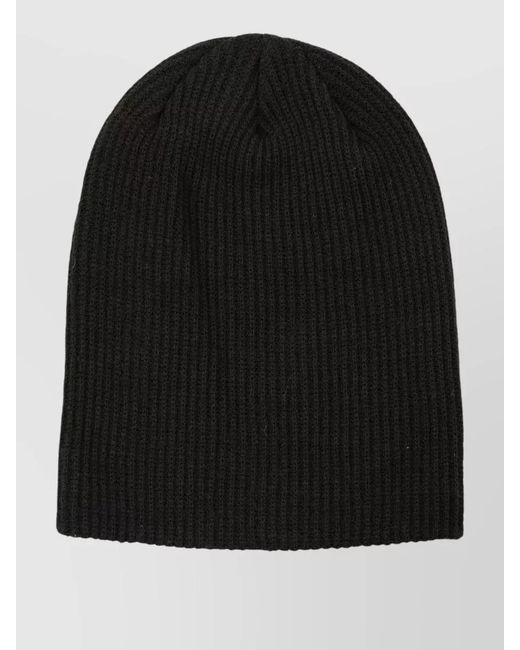 Oakley Black Backbone Rib Knit Beanie Versatile Style for men