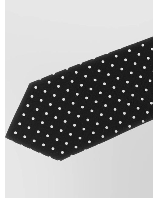 Tom Ford Black Silk Polka-Dot Tie for men