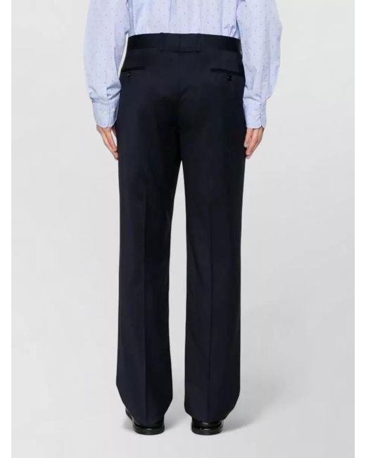 Lardini Blue Attitude Drop Regular Wool Trousers for men