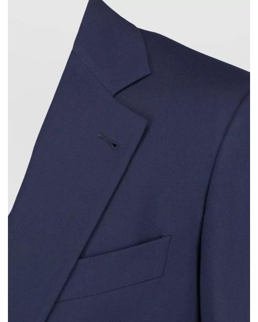 Vivienne Westwood Blue Virgin Wool Single-Breasted Suit for men