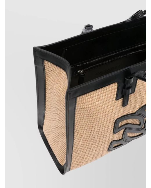 Casadei Natural Calf Leather Tote Bag