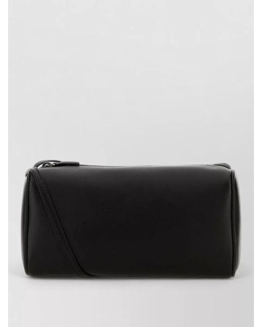 The Row Black Nineties Leather Crossbody Shoulder Bag