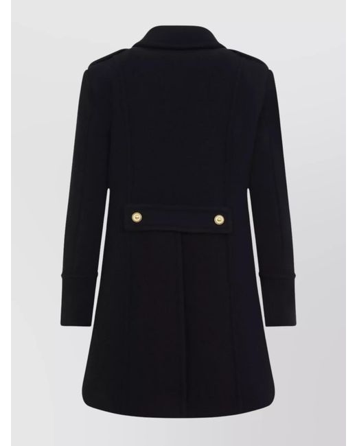 Tom Ford Blue Cashmere Belted Coat