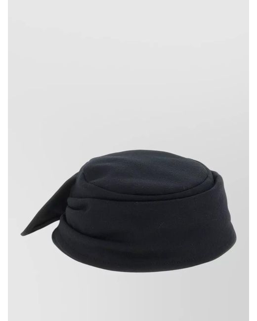 Yohji Yamamoto Blue Work Cap Hat Unique Silhouette Soft Fabric for men