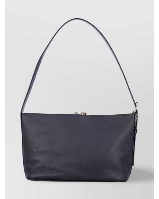 A.P.C. Blue Vera Leather Shoulder Bag