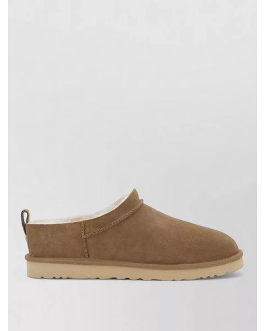 Ugg Brown Leather Slippers for men