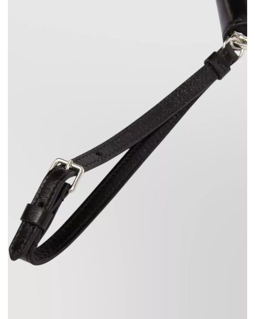 Maison Margiela Black Na Leather Clutch Bag