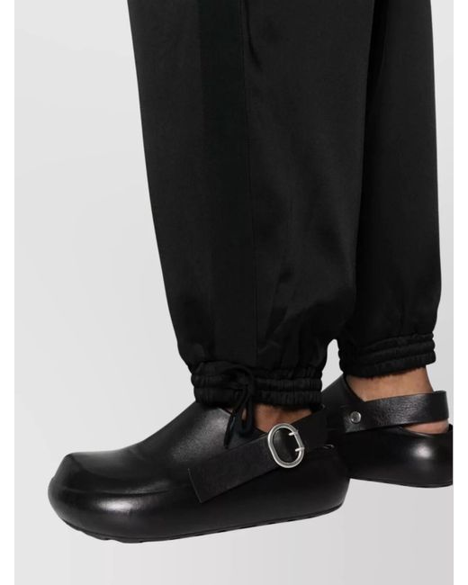 Jil Sander Black Relaxed-Fit Track Pants