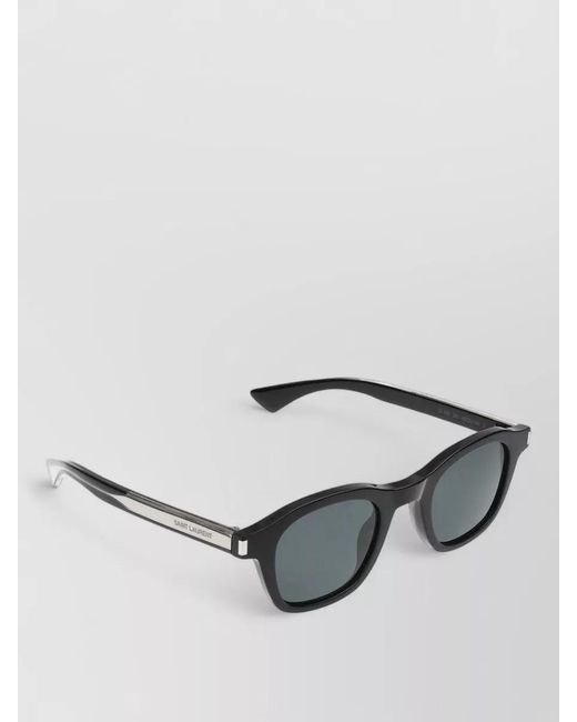 Saint Laurent Gray Sunglasses Sl 880 001 Crystal Frame