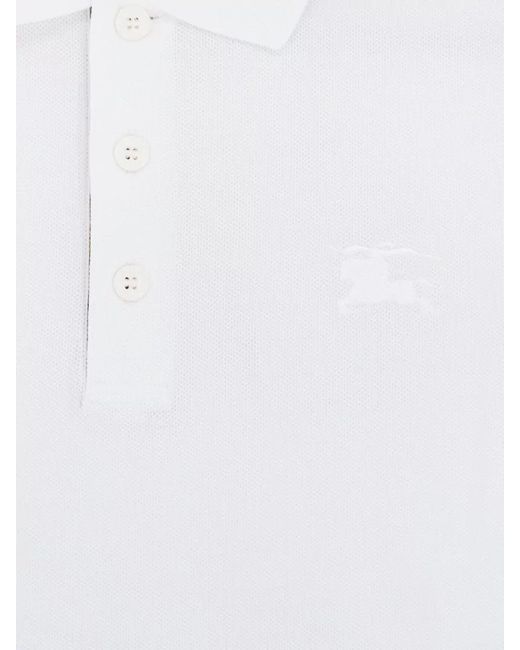 Burberry White Polo for men