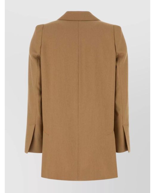 Max Mara Natural Silk Blend Blazer