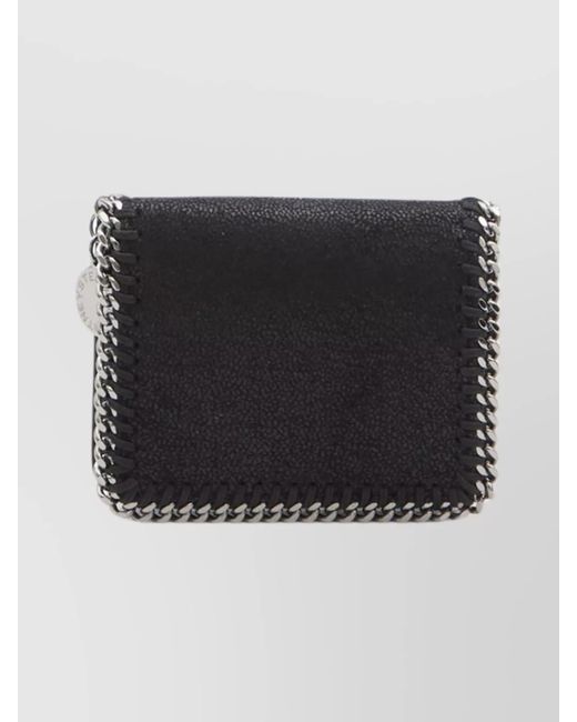 Stella McCartney Black Falabella Bifold Wallet