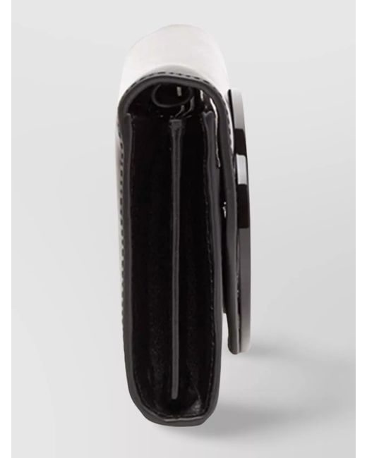 DIESEL Black 1Dr Mini Leather Clutch Bag