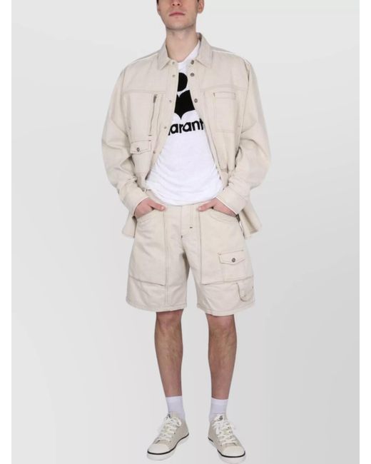 Isabel Marant Natural Denim Shirt Jacket for men