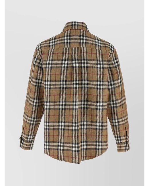 Burberry Multicolor Cotton Linen Shirt for men