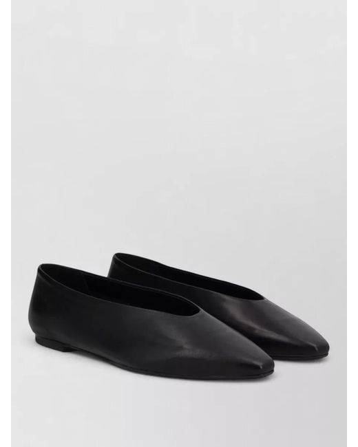 Aeyde Black Kirsten Ballerina Flats Pointed Toe Design