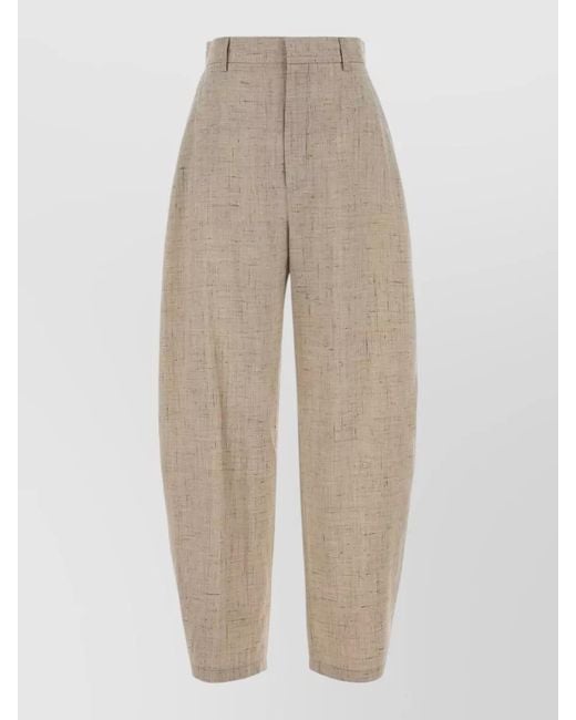 Moschino Natural High Waist Jersey Wide Leg Pant