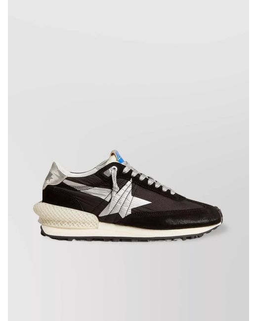 Golden Goose Deluxe Brand Black Leather Low-Top Sneakers