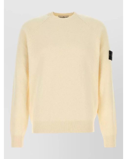 Stone Island Natural Cotton Sweater for men