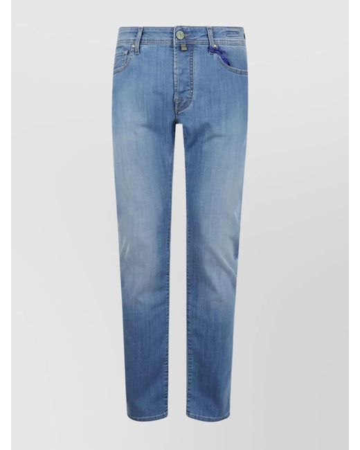 Jacob Cohen Blue Slim Fit 5 Pocket Denim Stretch for men