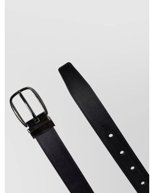 Dolce & Gabbana Black Viscose Belt Metal Buckle Adjustable for men