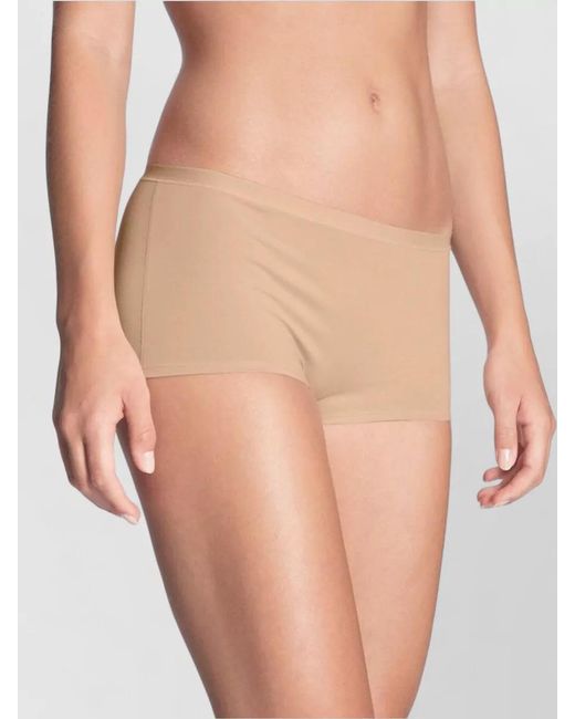 Calida Natural Seamless Mid Rise Underwear Elastic Waistband