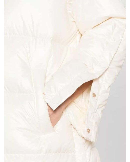 Twinset White Puffer Jacket