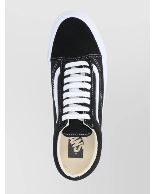 Vans White Suede Leather Low Top Sneakers for men