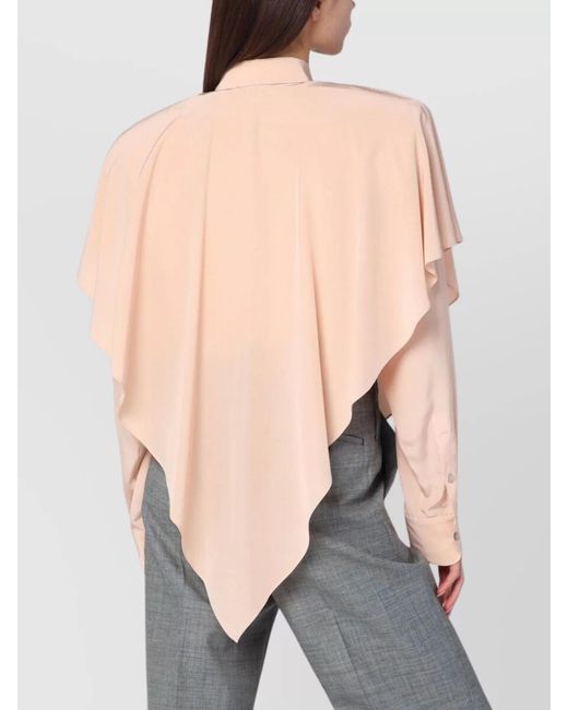 Stella McCartney Blue Silk Shirt