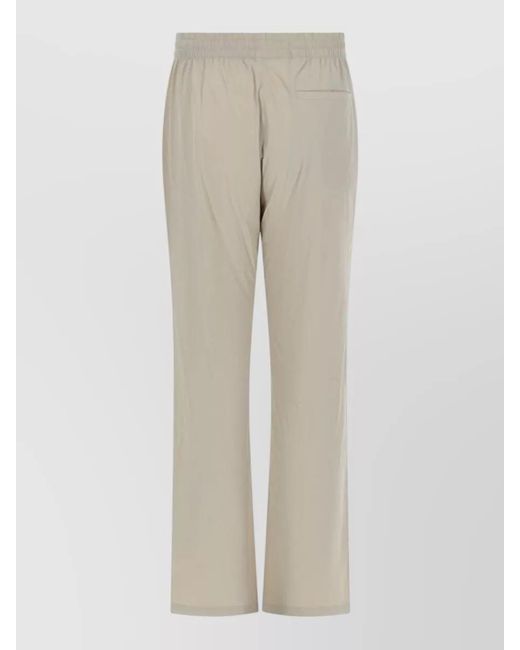 Autry Natural Sports Pants Logo Elastic Waist Straight Leg