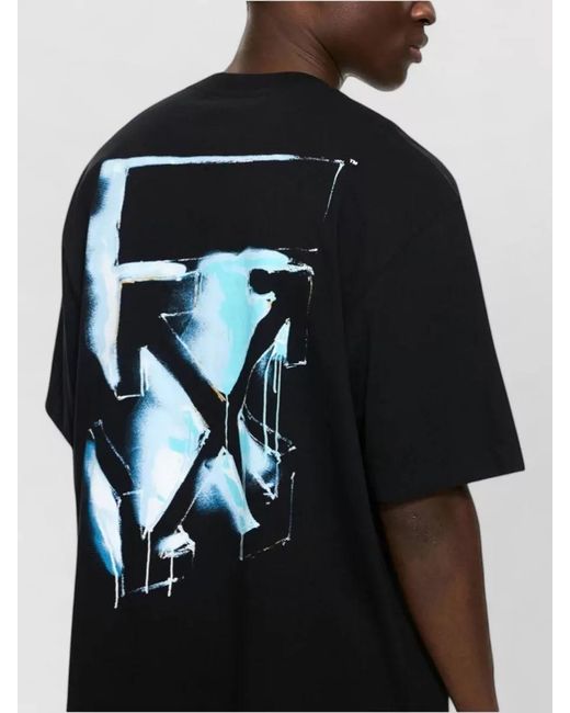 Off-White c/o Virgil Abloh Black Arrow Spray Skate T Shirt Graphic for men