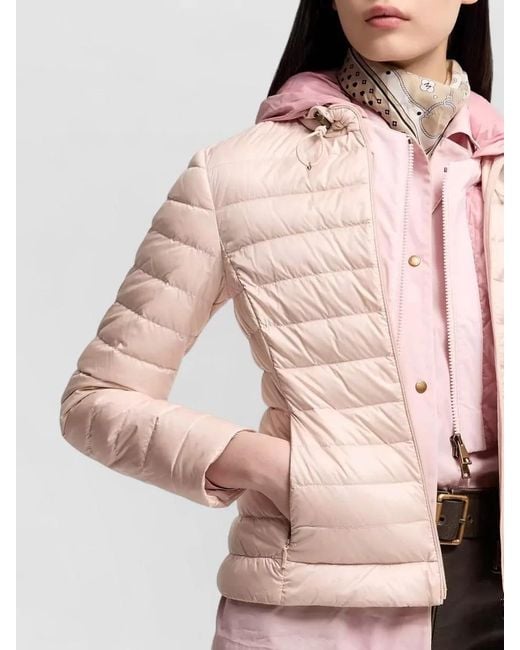 Moncler Natural Short Hooded Down Jacket Packable Design