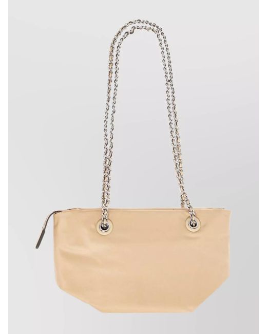 Tory Burch Natural Shoulder Bags