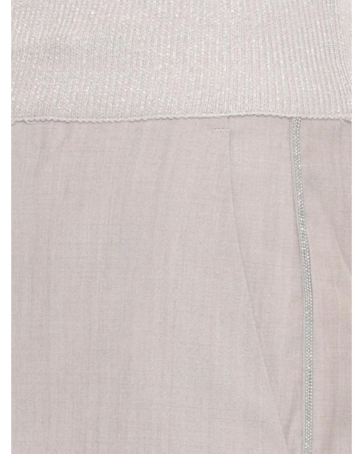 Panicale Multicolor Wide-Leg Trousers