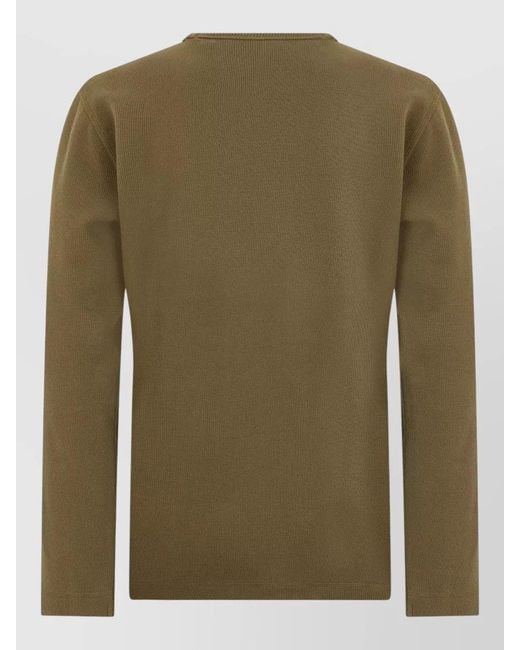 Boss Green Long Sleeve Cotton Crew Neck Shirt for men