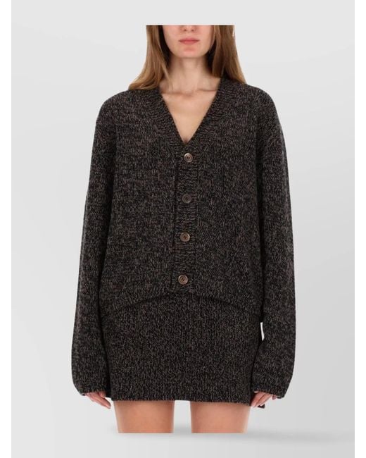 Our Legacy Black Wool Cardigan