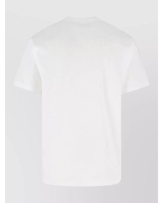 A Bathing Ape White Crew Neck Graphic Print Short Sleeve T-Shirt for men