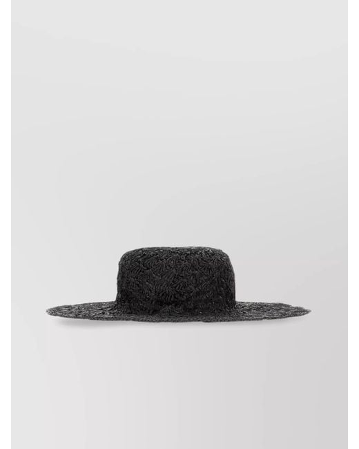 Isabel Marant White Raffia Hat