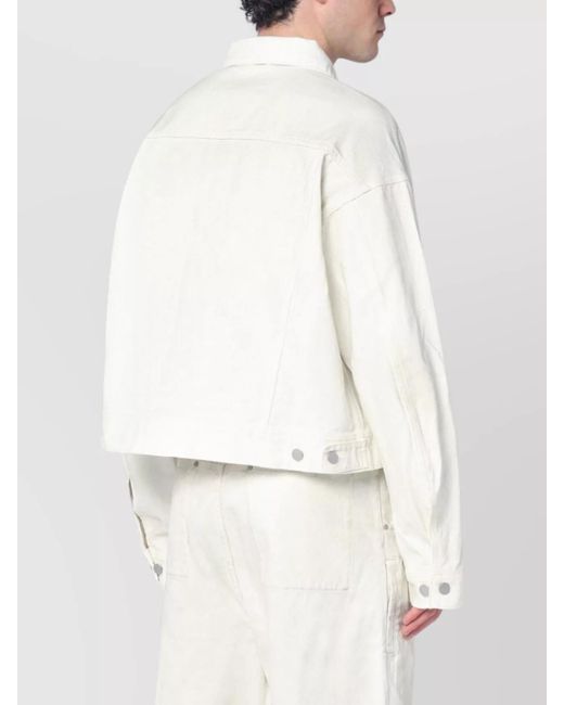 Entire studios White Denim Jacket for men