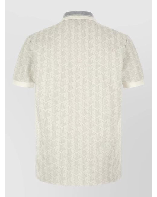 Lacoste White Paris Polo Shirt for men