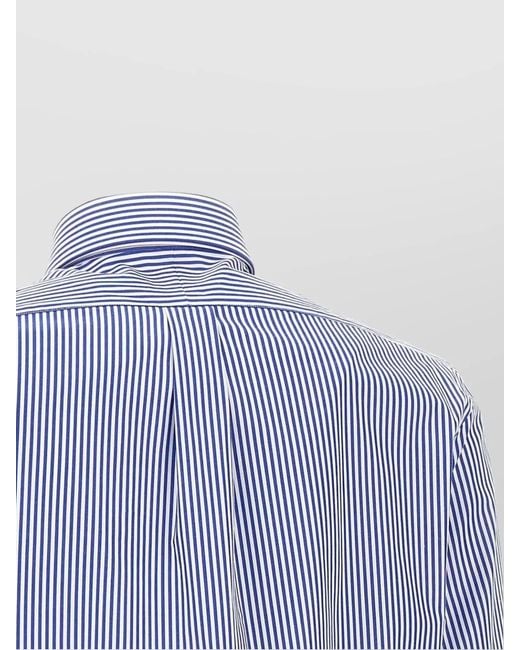 Polo Ralph Lauren Blue Tailored Stretch Cotton Shirt for men