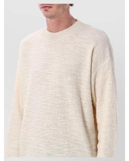 Isabel Marant Blue Fine-Knit Cotton Sweater for men
