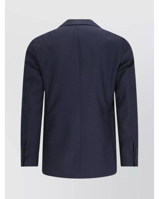 Tagliatore Blue Virgin Wool Mohair Single Breasted Suit for men