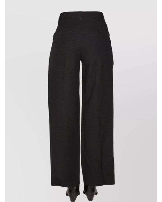 Isabel Marant Black Jessini Wide-Leg Trousers
