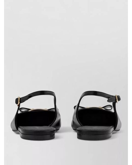 Ferragamo Multicolor Zelmy Leather Ballerina Flat Slingback