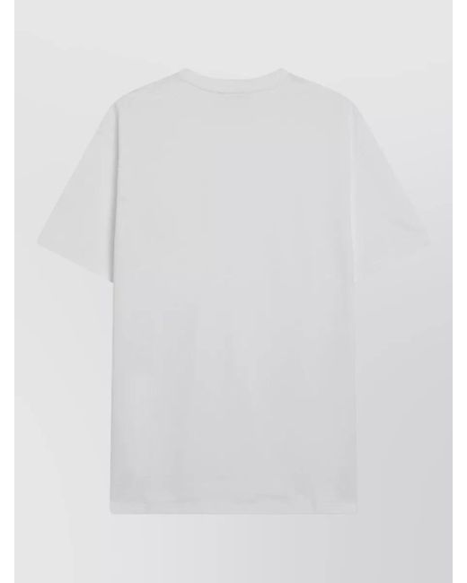 Givenchy White Silk Blend Regular Fit T-Shirt for men