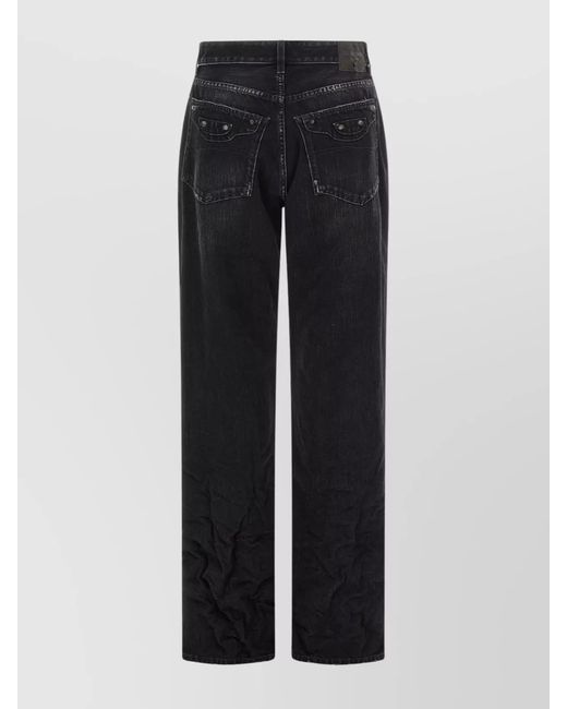 Balenciaga Black Denim Straight-Leg Jeans