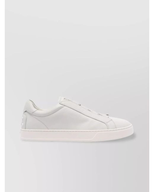 Tod's Natural Leather Low-Top Sneakers for men
