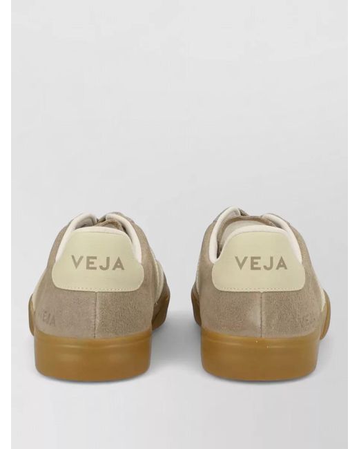 Veja Natural Low Top Sneakers Suede Upper Rubber Sole